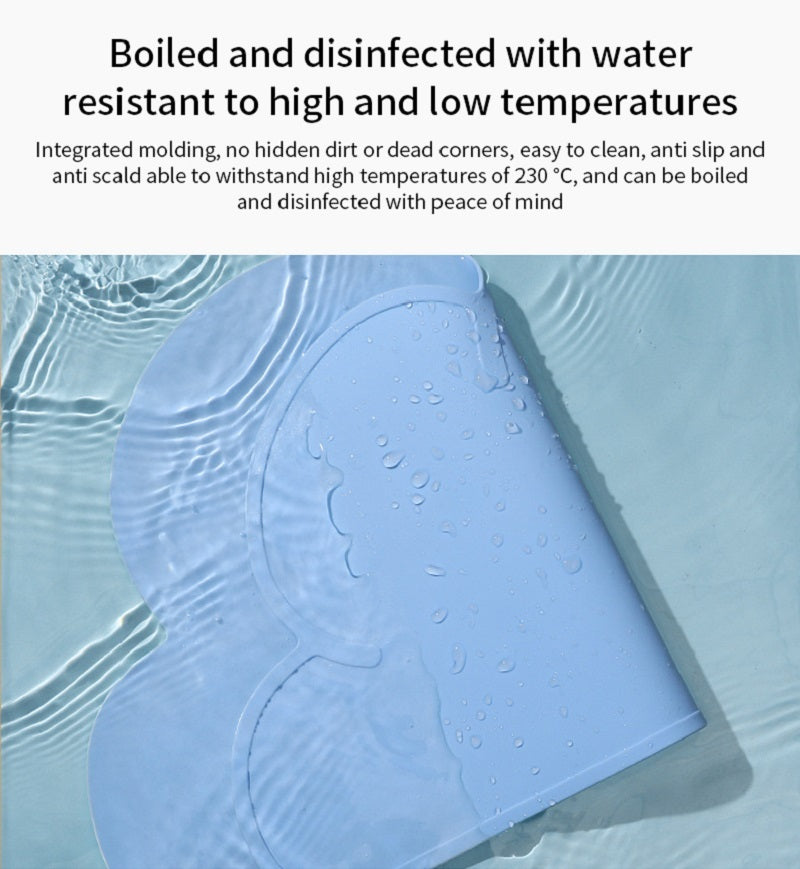 PurePaws Feeding Mat – Waterproof Silicone Pet Food & Water Placemat for Dogs and Cats with Non Slip Easy Clean Design