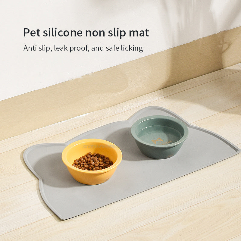PurePaws Feeding Mat – Waterproof Silicone Pet Food & Water Placemat for Dogs and Cats with Non Slip Easy Clean Design