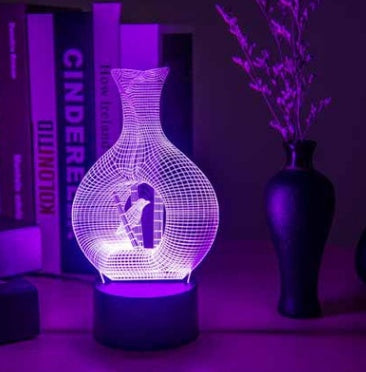 GlowVase 3D LED Night Light