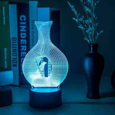 GlowVase 3D LED Night Light