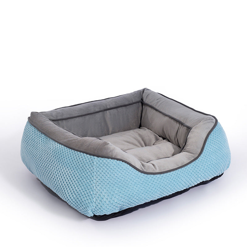 Calming Plush Dog Crate Bed for Medium Dogs