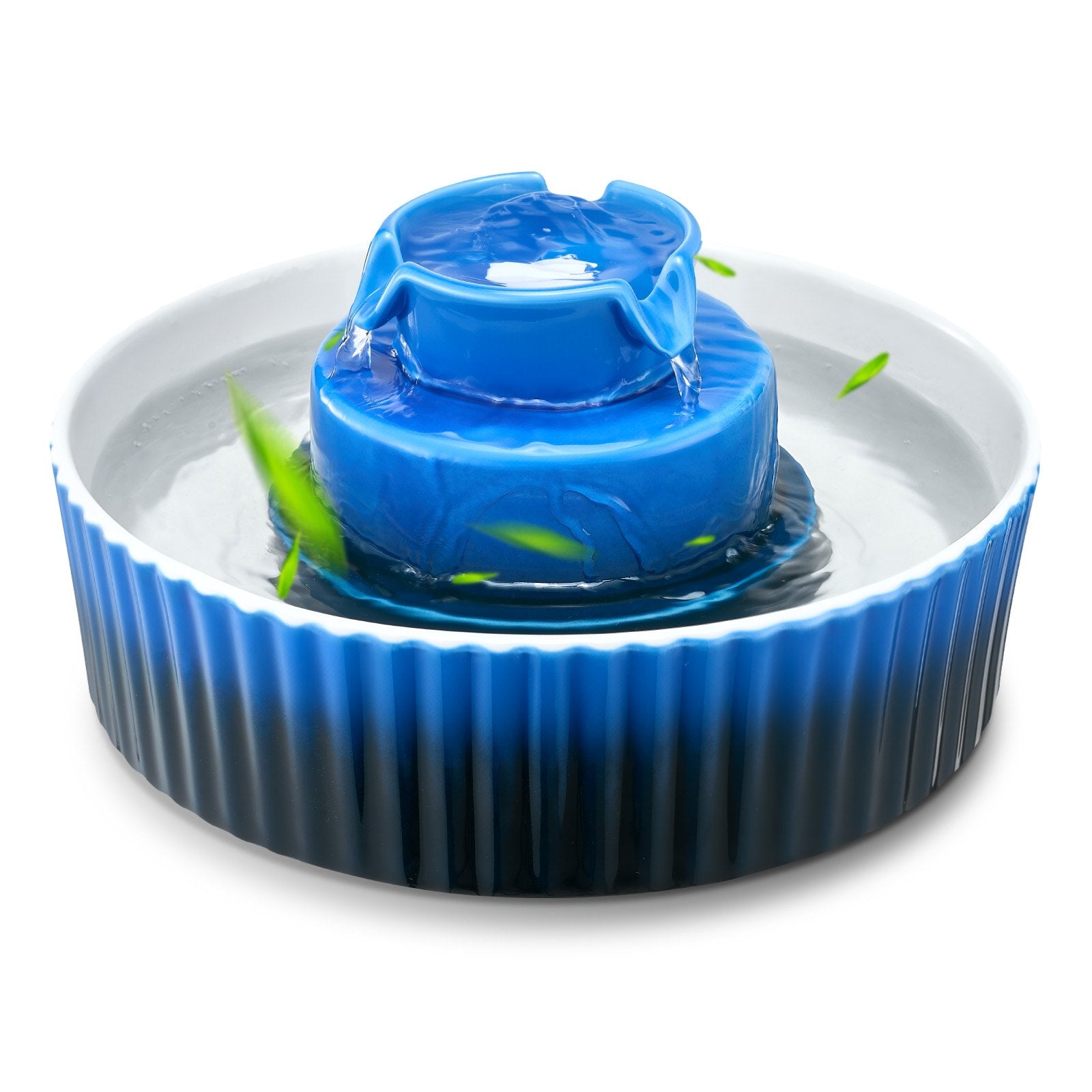 LunaFlow Ceramic Pet Fountain – Premium 2.1L Ultra Quiet Water Fountain for Cats & Small Dogs with Elegant Cupcake Design
