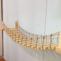 Wall Mounted Pine Wood Cat Climber