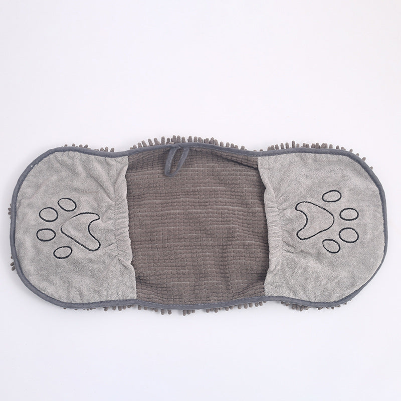CloudDry Pet Scrubbing Gloved-Bath Towels