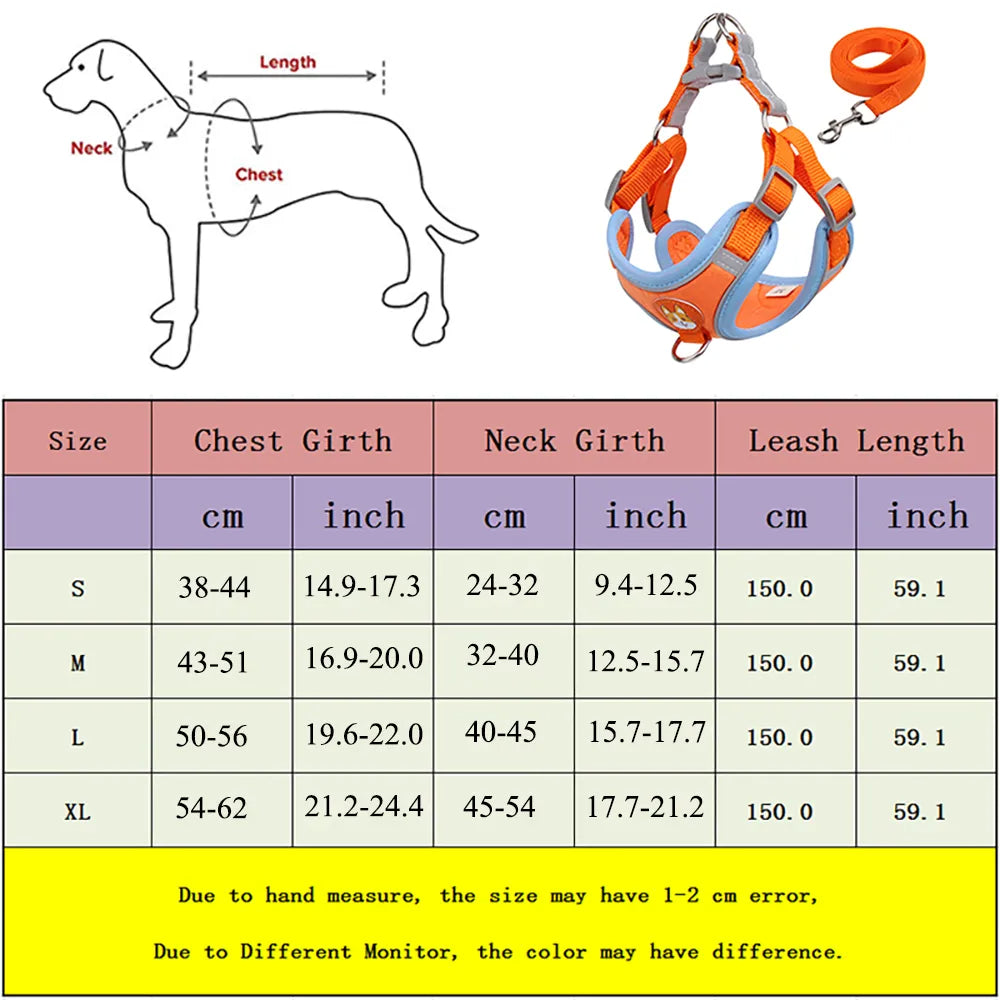 FlexiPaws No-Pull Harness & Leash Set