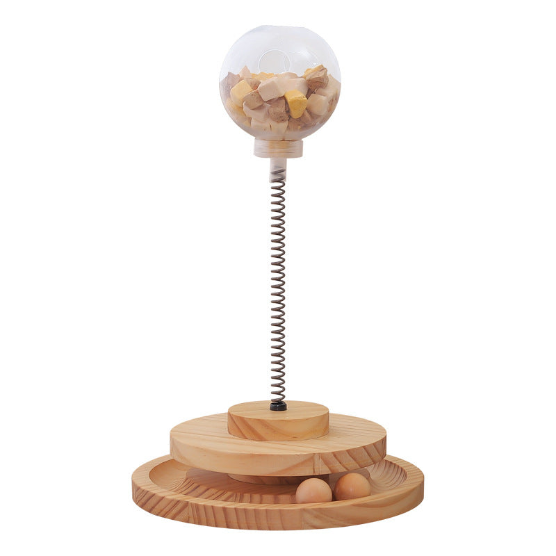 PurrPop Treat Dispenser – Interactive Catnip Treat Toy & Slow Feeder for Curious Cats and Small Dogs
