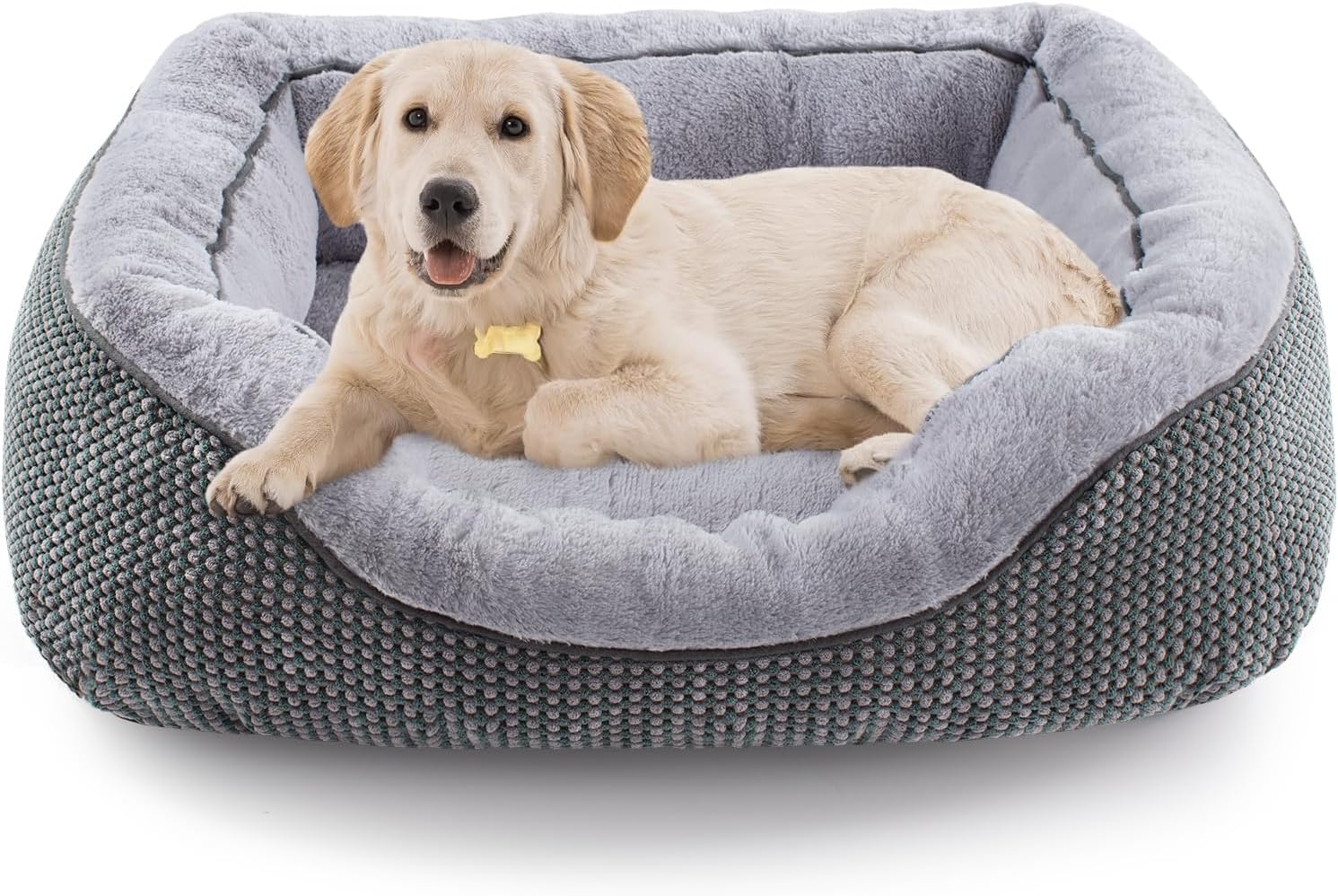 Calming Plush Dog Crate Bed for Medium Dogs