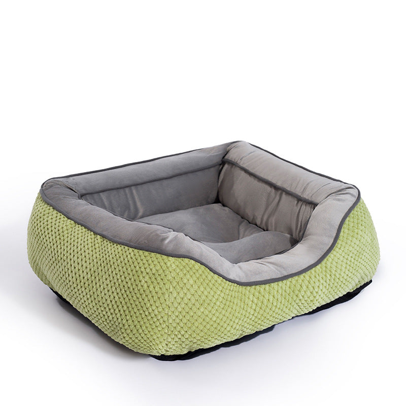 Calming Plush Dog Crate Bed for Medium Dogs