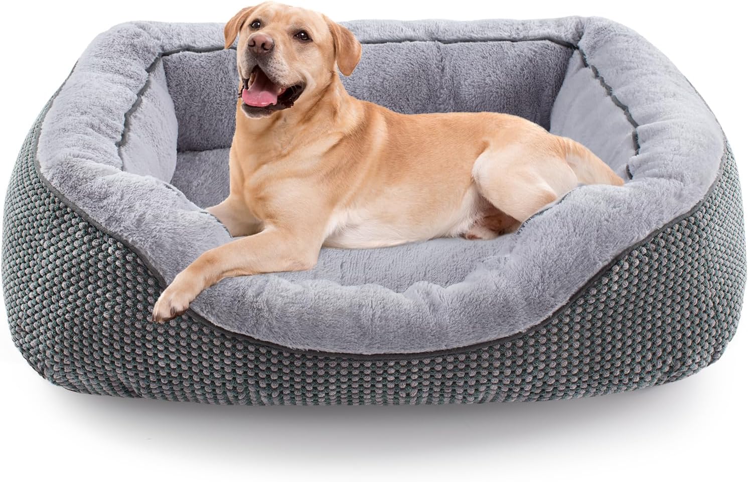 Calming Plush Dog Crate Bed for Medium Dogs